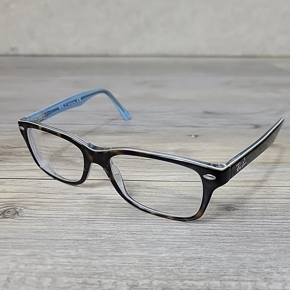 Ray-Ban RB1531 3701 Eyeglasses Frames Junior Tortoise‎ Blue Optical  48-16-130
